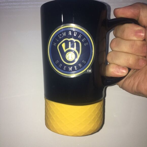 Milwaukee Brewers Official Merch Mug w/Pewter logo - Picture 7 of 10